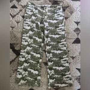 Mossimo Supply Co. Green and White Camouflage Pants